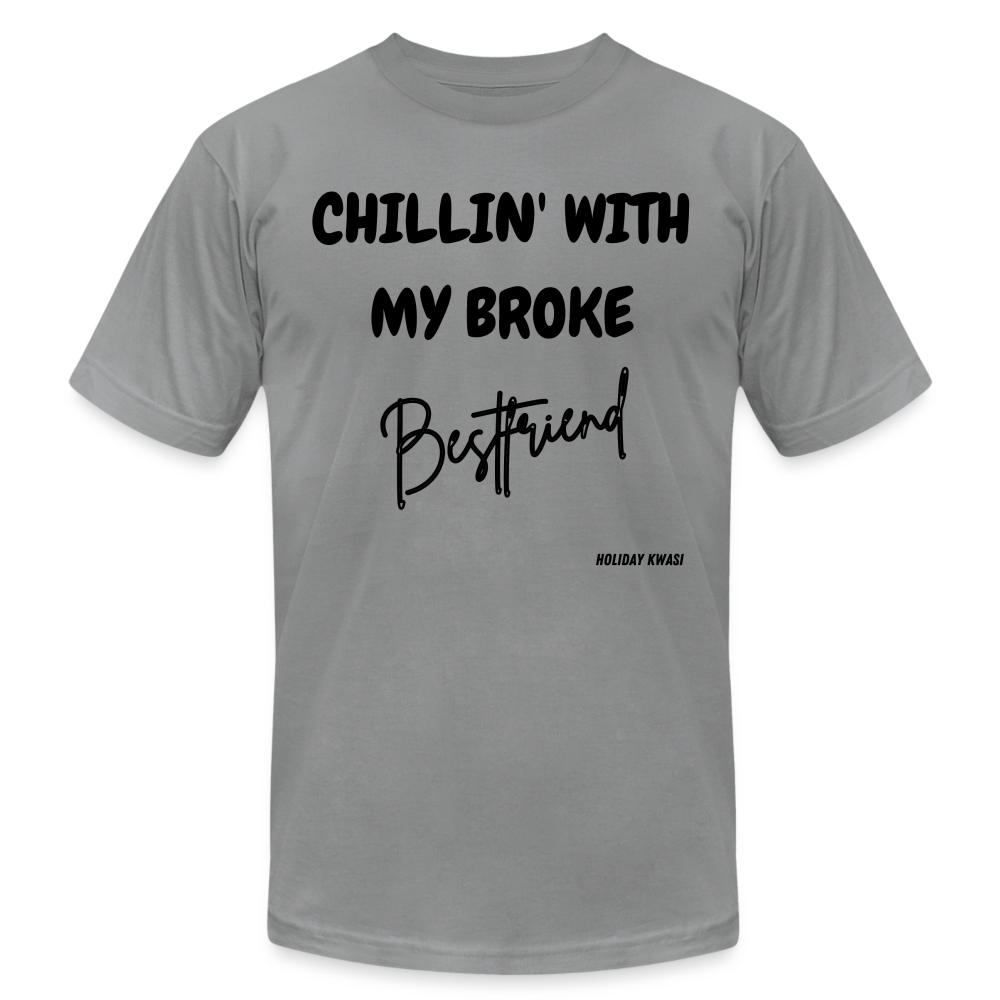 Broke Bestie Tee - slate