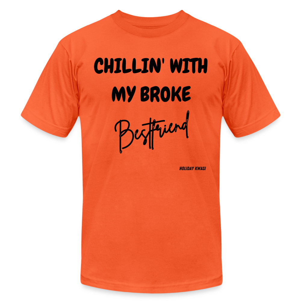 Broke Bestie Tee - orange