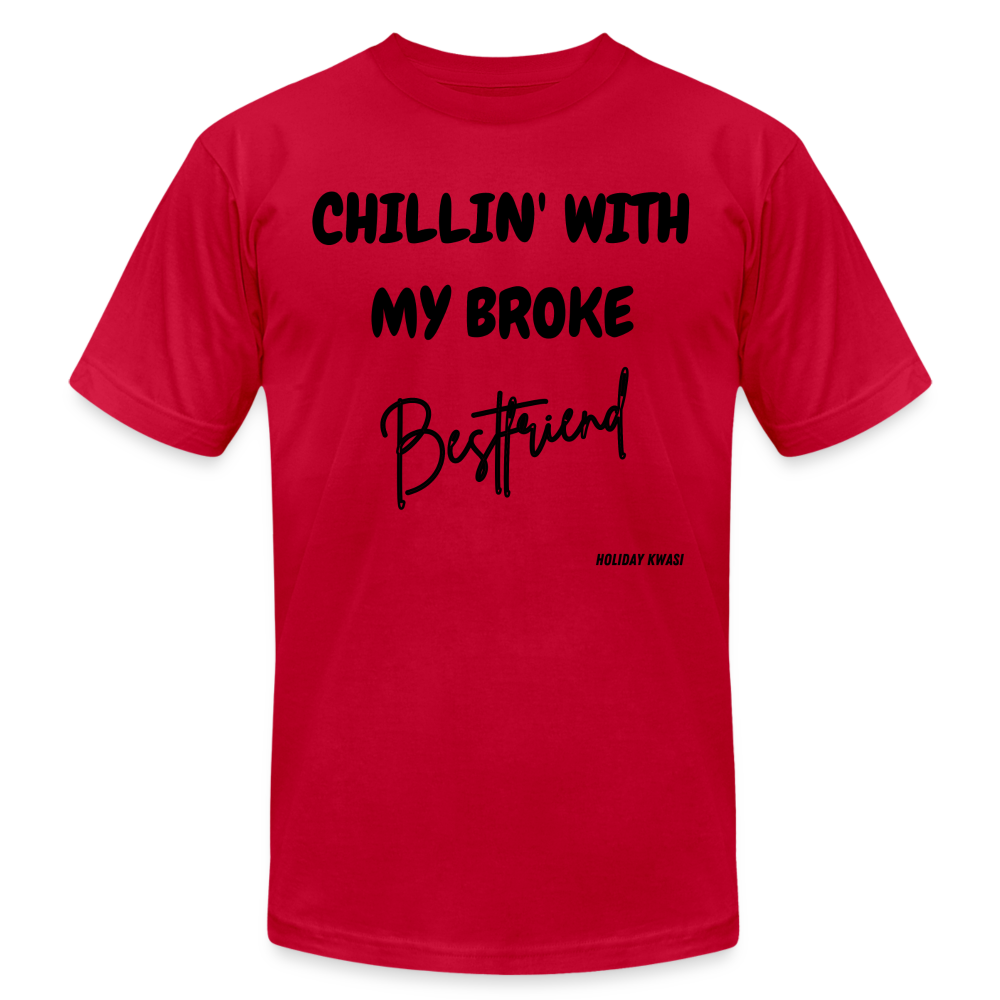 Broke Bestie Tee - red
