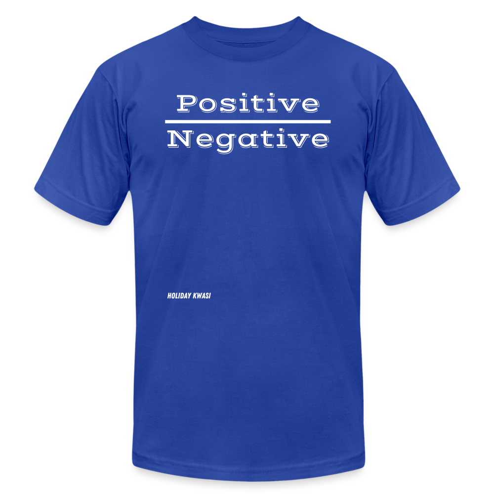 Positive - royal blue