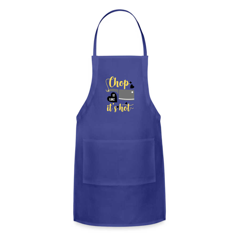 Chop Apron - royal blue