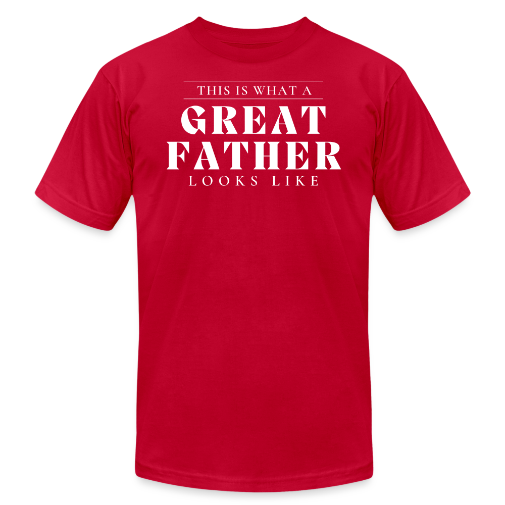 Great Father wht - red