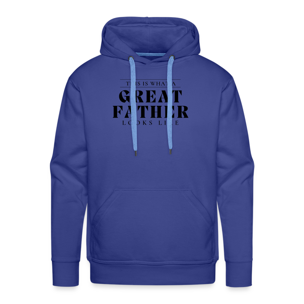 Great Father Hoodie blk - royal blue