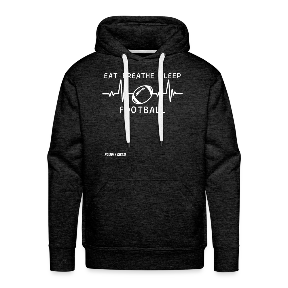 Football Hoodie - charcoal grey