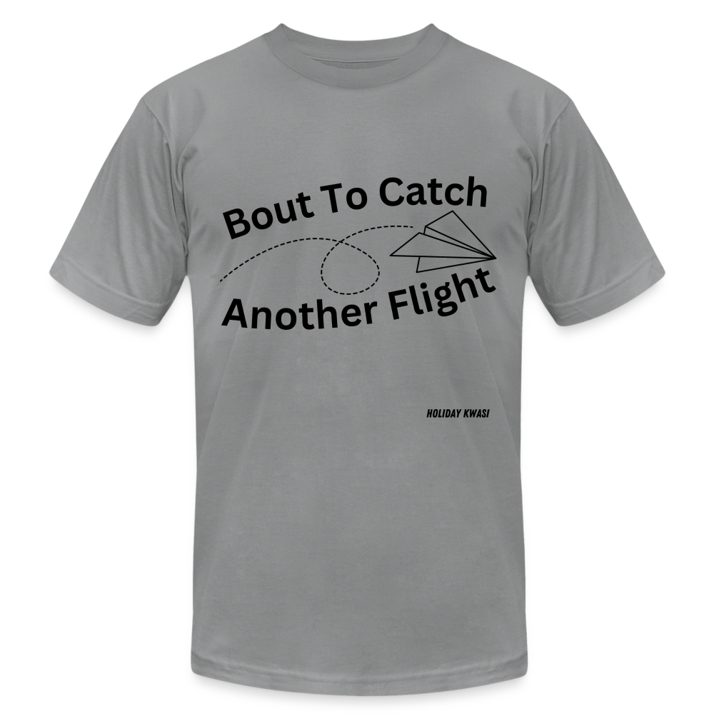 Another Flight Tee blk - slate