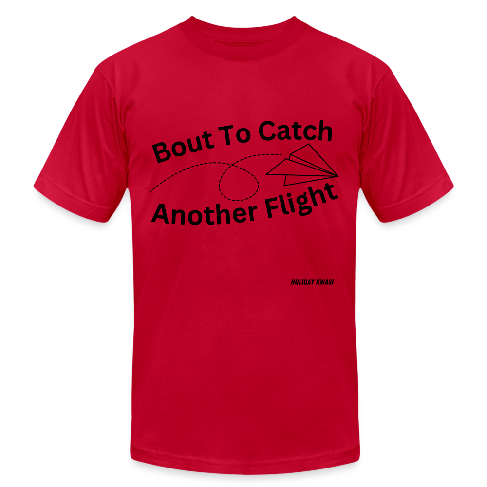 Another Flight Tee blk - red