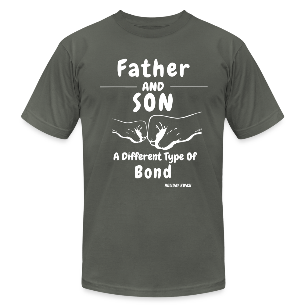 Father Son T-Shirt Wht - asphalt