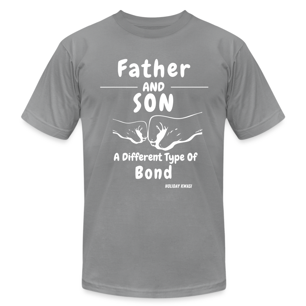 Father Son T-Shirt Wht - slate