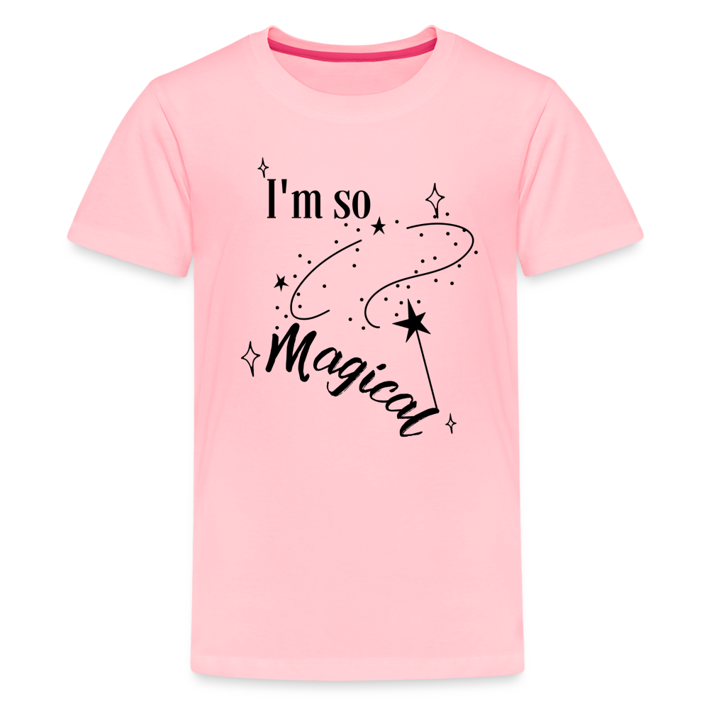 Magical, Girls T-Shirt - pink