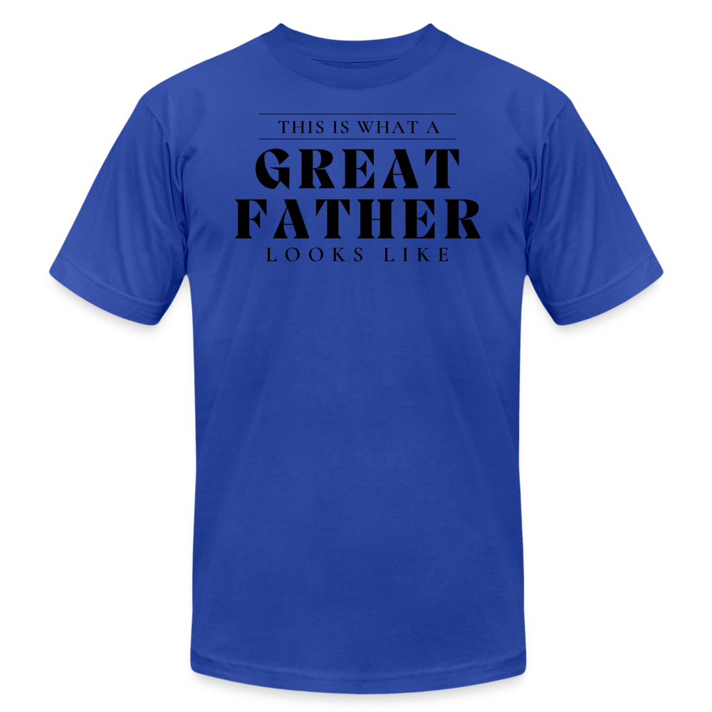 Great Father blk - royal blue