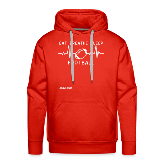 Football Hoodie - red