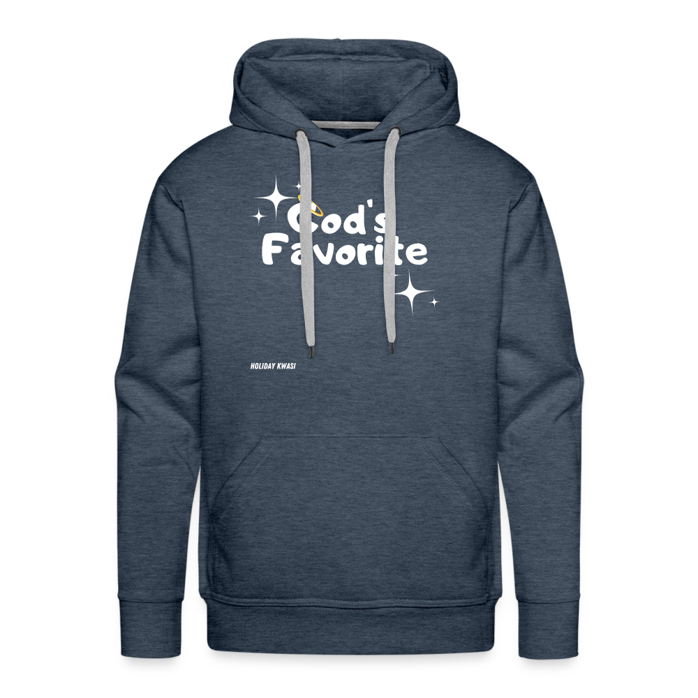 God's Favorite Hoodie - heather denim