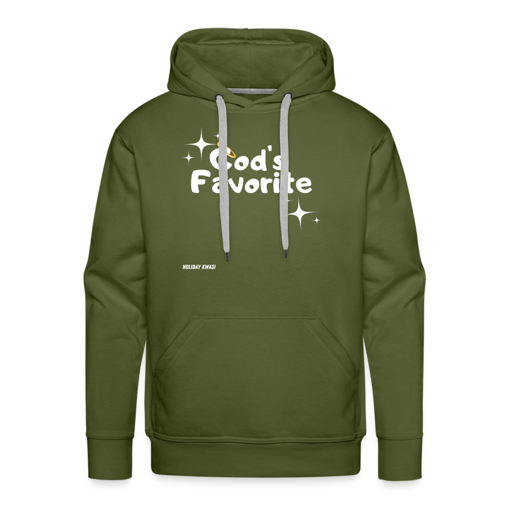 God's Favorite Hoodie - olive green